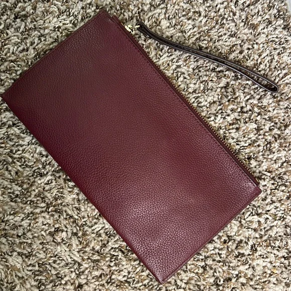 Michael Kors Maroon Wristlet - Picture 2 of 3